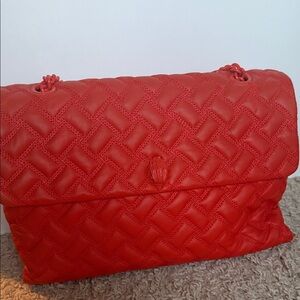 Orange Kurt Geiger Bag XXL Quilted Women's Bag